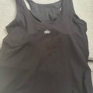 Alo Black Tank Top, size M